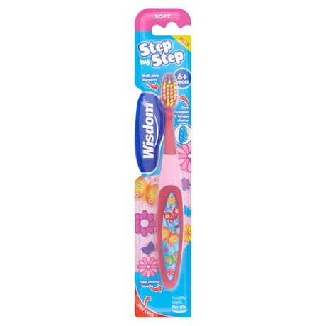 Wisdom Toothbrush Step By Step Soft 6 Years+