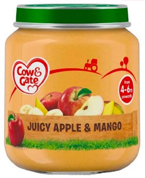 Cow & Gate Juicy Apple & Mango 4-6 Months+ 125 g