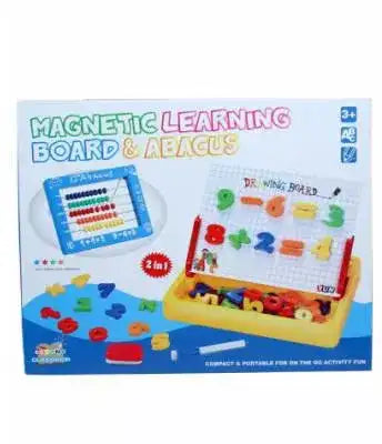 Magnetic Learning Board & Abacus 3 Years+