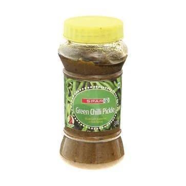 Spar Green Chilli Pickle 300 g