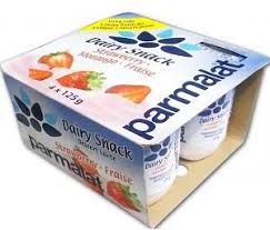 Parmalat Dairy Snack Strawberry 126 g x4