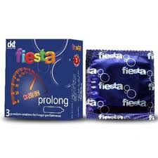 Fiesta Prolong Premium Condoms x3