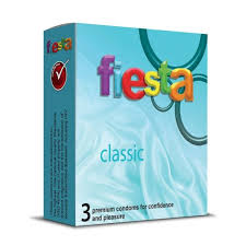 Fiesta Classic Premium Condoms x3