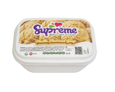 Supreme Ice Cream Vanilla Scoop 2 L