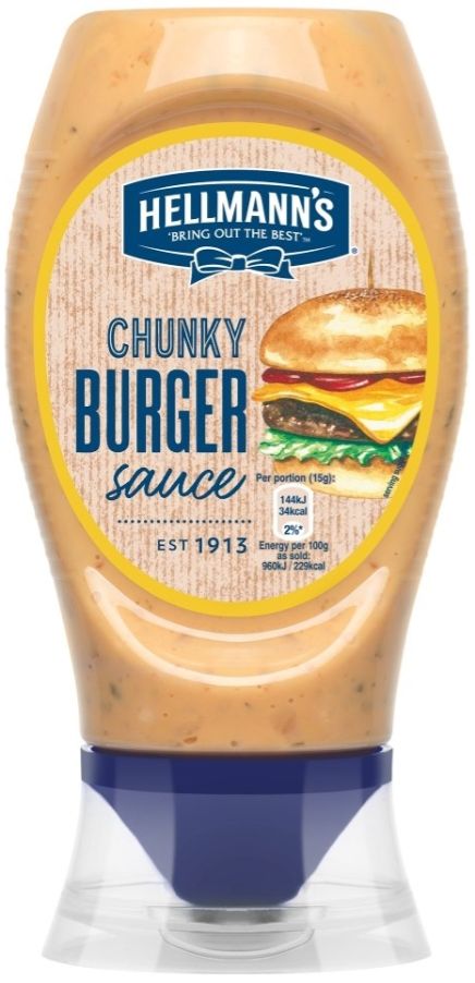 Hellmann's Chunky Burger Sauce 250 ml