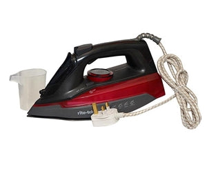 Rite-Tek Steam Iron Black & Red ST520