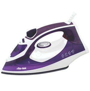 Rite-Tek Steam Iron White & Magenta ST515