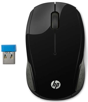 HP 200 Wireless Mouse Black X6W31AA