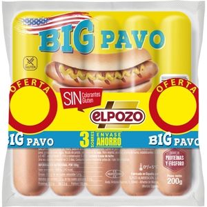 Elpozo Big Pavo 200 g x3