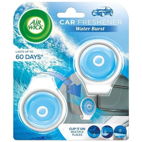 Air Wick Car Freshener Water Burst 9 g x2