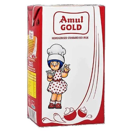 Amul Gold Homogenised Standardised Milk 1 L