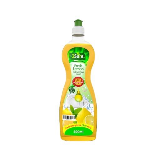 2Sure Dish Washing Liquid Fresh Lemon 500 ml