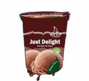 Just Delight Chocolate Ice Cream 500 ml (Non-Dairy)