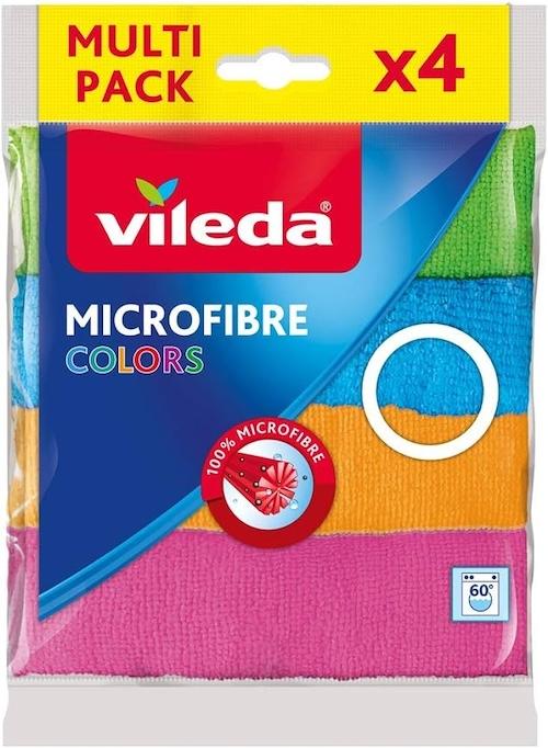 Vileda Microfibre All Purpose Cloths x4