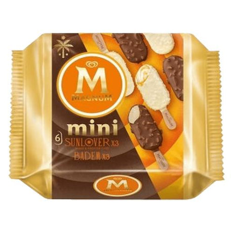 Magnum Mini Sun Lover (3) & Badem (3) 345 ml