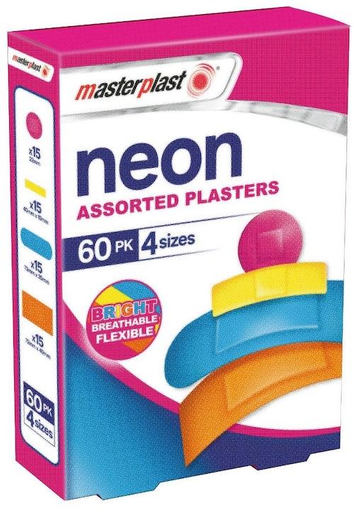 Masterplast Neon Assorted Plasters x60