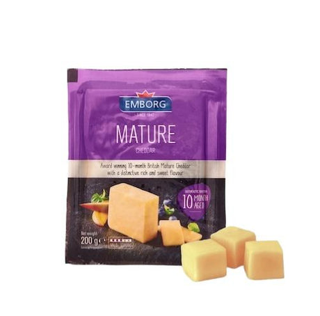 Emborg Mature Cheddar Cheese 200 g