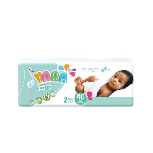 Yara Diaper Size 2 Mini Twin 3-6 kg x40