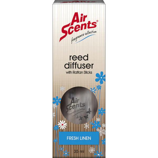 Air Scents Reed Diffuser With Rattan Sticks Fresh Linen 35 ml