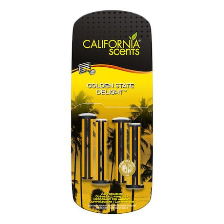 California Scents Stick Air Freshener Golden State Delight x4