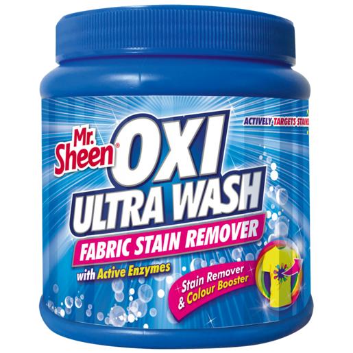 Mr Sheen Oxi Ultra Wash Fabric Stain Remover Coloured 500 g