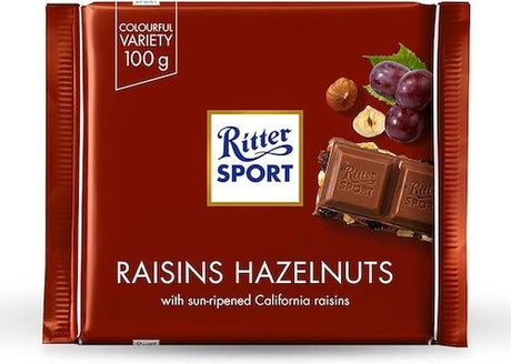 Ritter Sport Raisins & Hazelnuts100 g