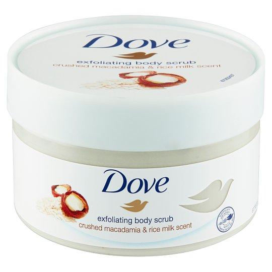 Dove Exfoliating Body Scrub Crushed Macadamia & Rice Milk Scent 225 ml