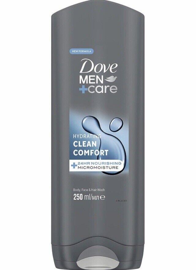 Dove Men Body & Face Wash Hydrating Clean Comfort 250 ml