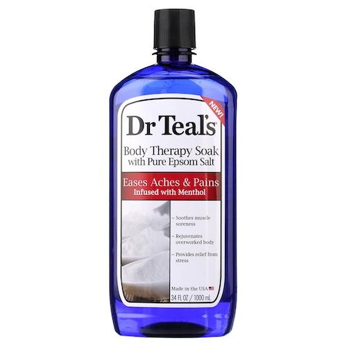 Dr Teal's Body Therapy Soak Eases Aches & Pains Menthol Infused 1 L