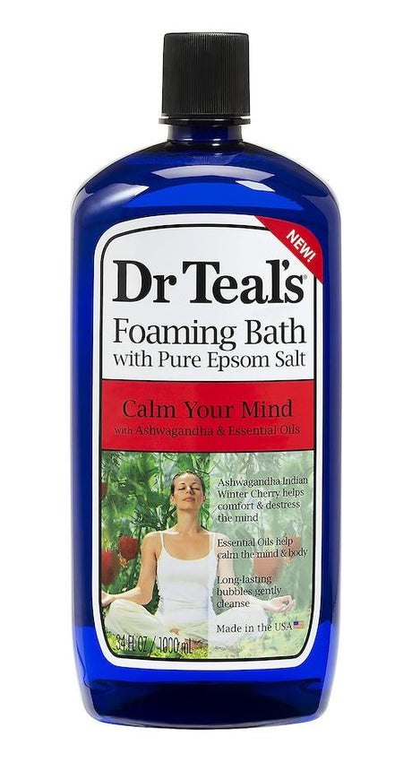 Dr Teal's Foaming Bath Calm Your Mind Ashwagandha & Essential Oils 1 L