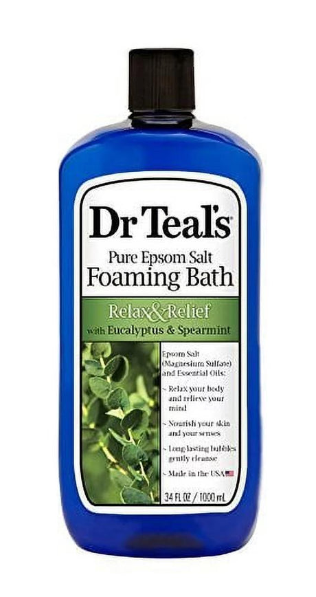 Dr Teal's Foaming Bath Relax & Relief Eucalyptus & Spearmint 1 L