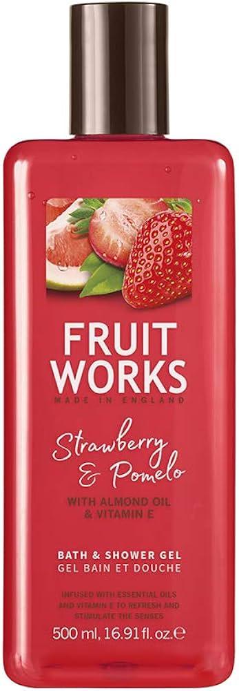 Fruit Works Bath & Shower Gel Strawberry & Pomelo 500 ml