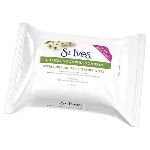 St. Ives Refreshing Facial Cleansing Wipes Normal & Combination Skin x35