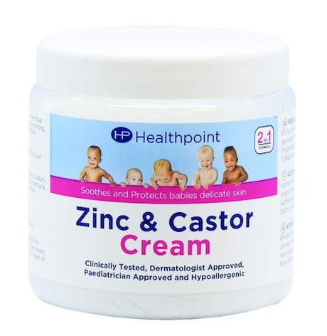 Healthpoint 2 in 1 Zinc & Castor Cream 225 g