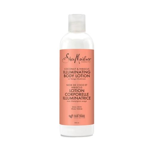 Shea Moisture Illuminating Body Lotion Coconut & Hibiscus 384 ml