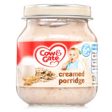 Cow & Gate Creamed Porridge Bottle 4-6 Months+ 125 g