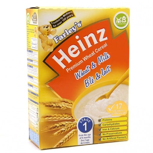 Heinz Farley's Cereal Wheat & Milk 6 Months+ 375 g