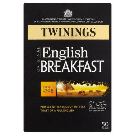 Twinings English Breakfast Tea 125 g x50 x4