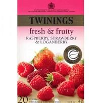 Twinings Fresh & Fruity Raspberry Strawberry & Loganberry 40 g x20