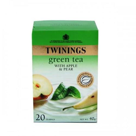 Twinings Green Tea With Apple & Pear 40 g x4