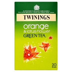 Twinings Green Tea Orange & Lotus Flower 40 g x20 x4