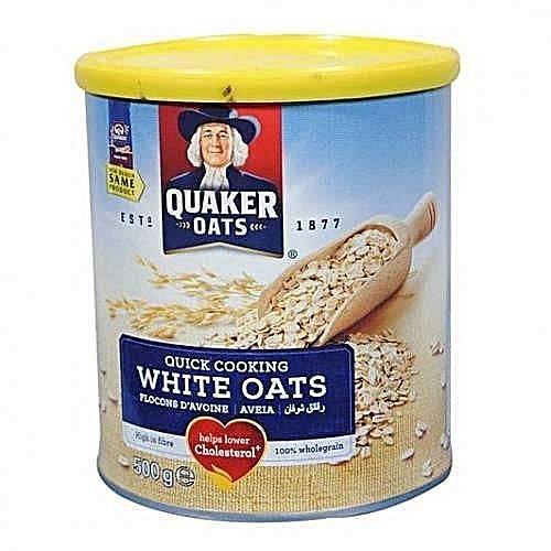 Quaker White Oats Tin 500 g