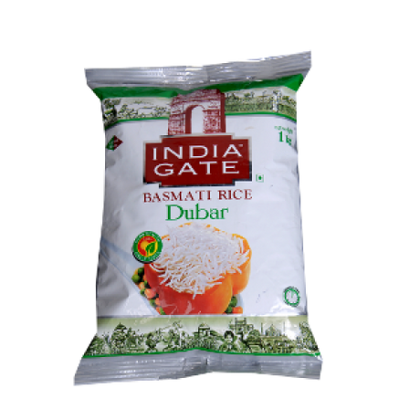 India Gate Basmati Rice Dubar 1 kg