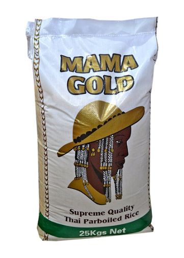 Mama Gold Thai Parboiled Rice 25 kg (Local)