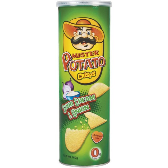 Mister Potato Chips Sour Cream & Onion 160 g