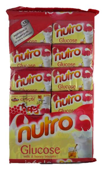 Nutro Glucose Milk N Honey Biscuit 50 g x12