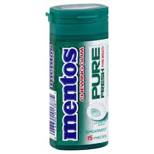 Mentos Chewing Gum Pure Fresh Spearmint 30 g x15