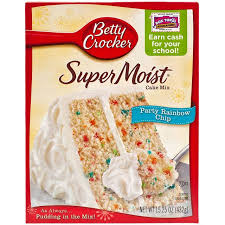 Betty Crocker Super Moist Rainbow Chip 432 g