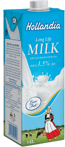 Hollandia UHT Milk Low Fat 1 L x2