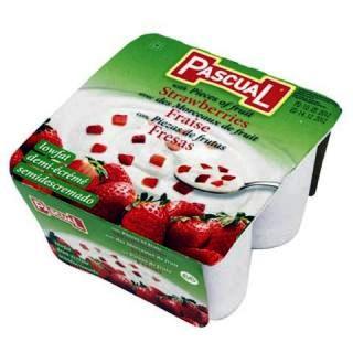 Pascual Yoghurt Low Fat Strawberries 125 g x4